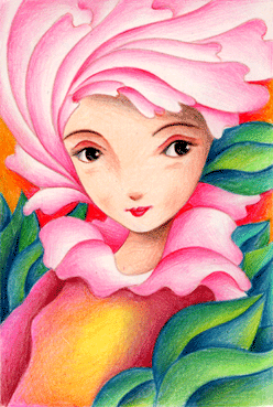 Fantasy Illustration, Images and Pictures - 「Princess of flower」